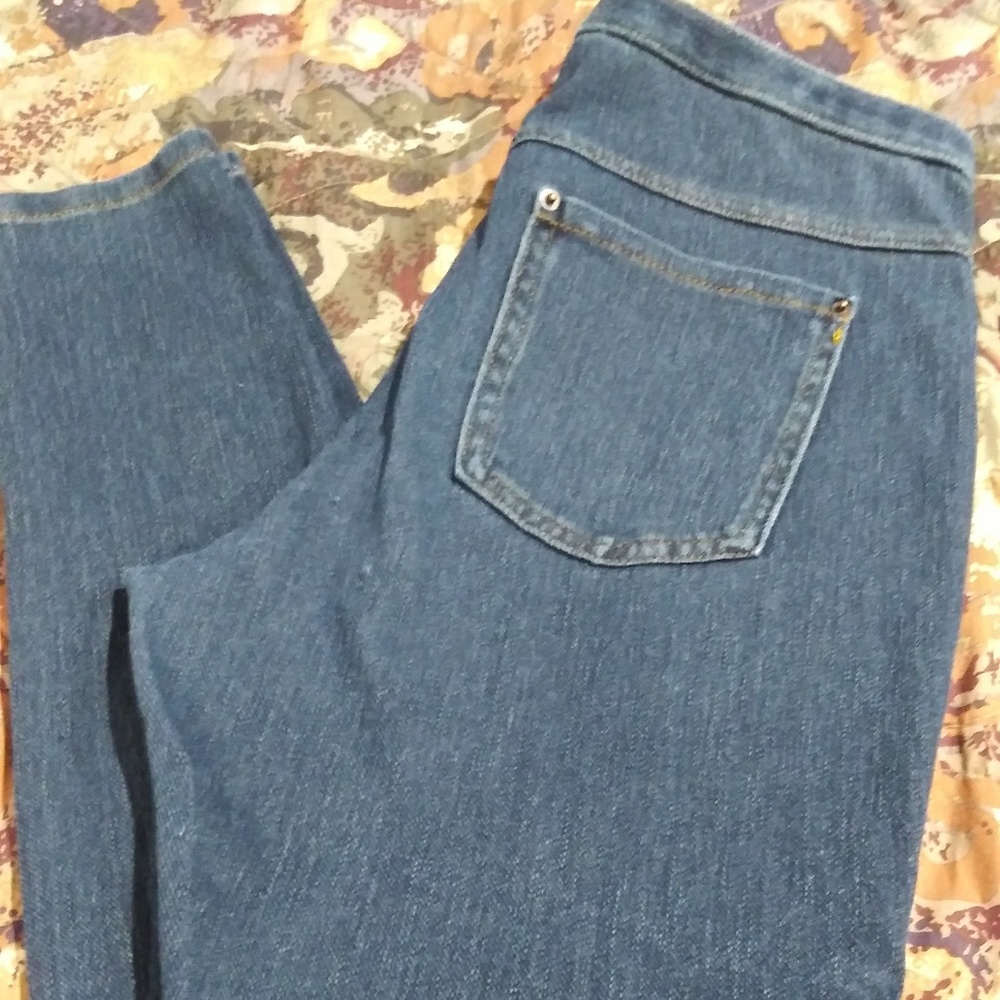 Blue jean jeggings